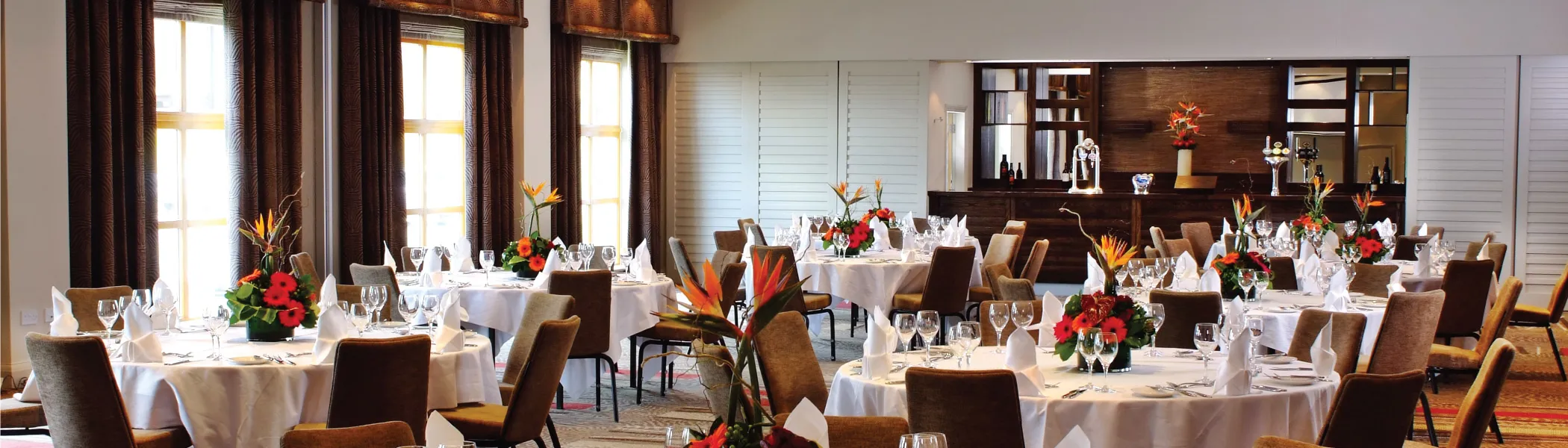 Decorated event space