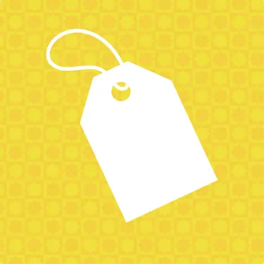 Graphic of a price tag