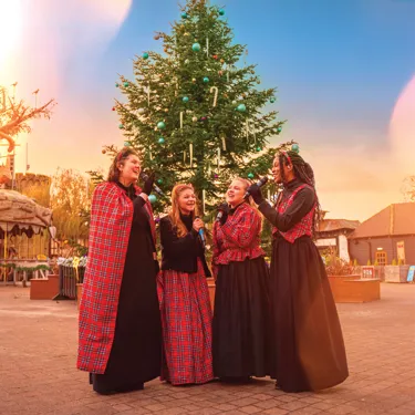 Carollers at Chessington World of Adventures Resort