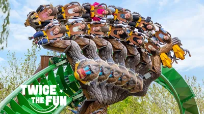 Families on Mandrill Mayhem: Twice the Fun