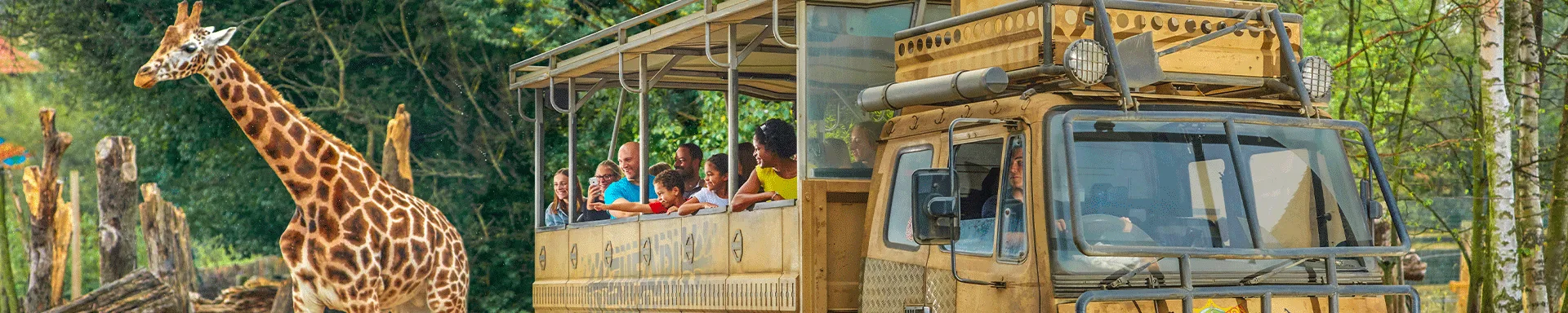 ZUFARI: Ride Into Africa! at Chessington World of Adventures Resort - family safari ride