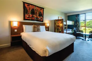 Standard room bed
