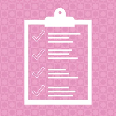 Graphic of a clipboard with a checklist