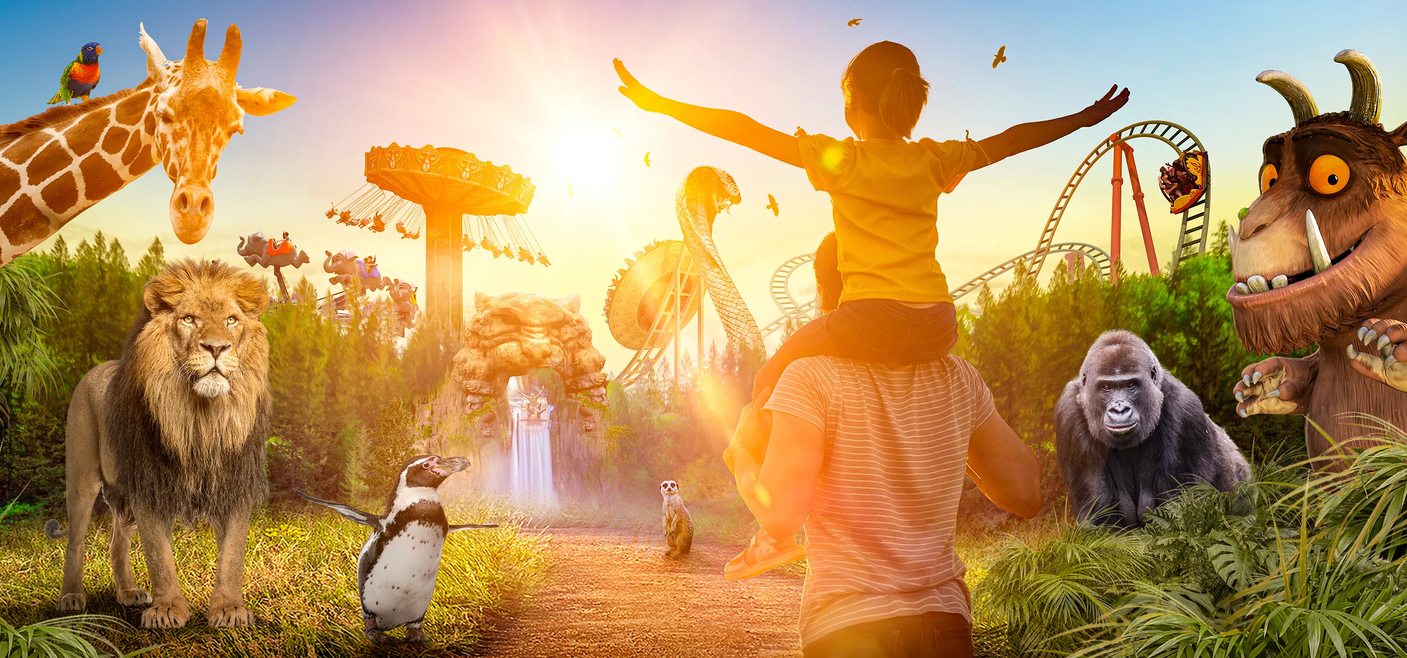 Chessington Theme Park Zoo Skyline