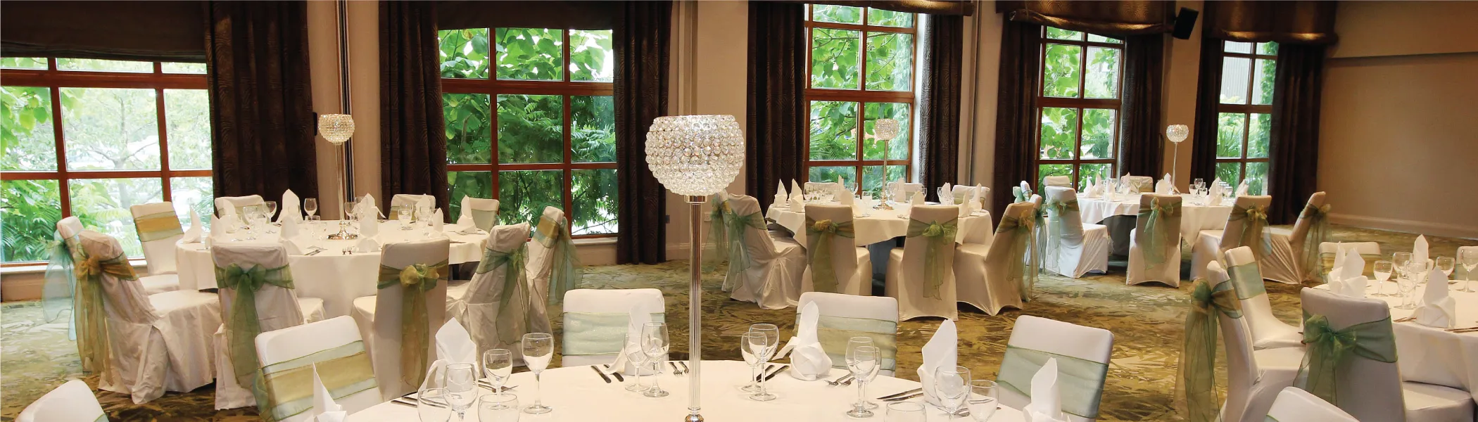 Decorated event space